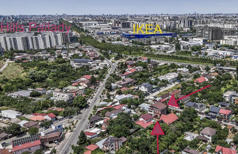 Theodor Pallady, Ikea Hills, Catelu, vila moderna P+1+M, 285 mp utili, 534 mp teren